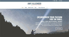 Desktop Screenshot of amyallender.com